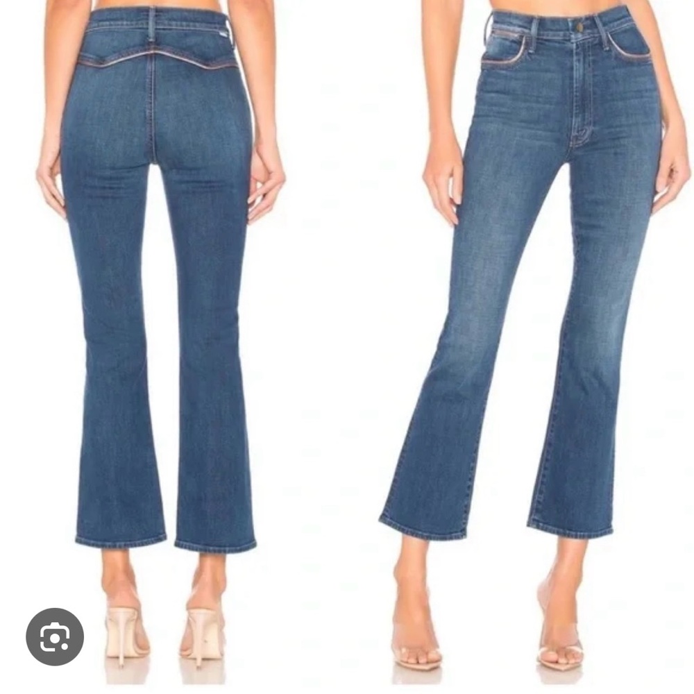 MOTHER Flare Jeans in Classic Blue